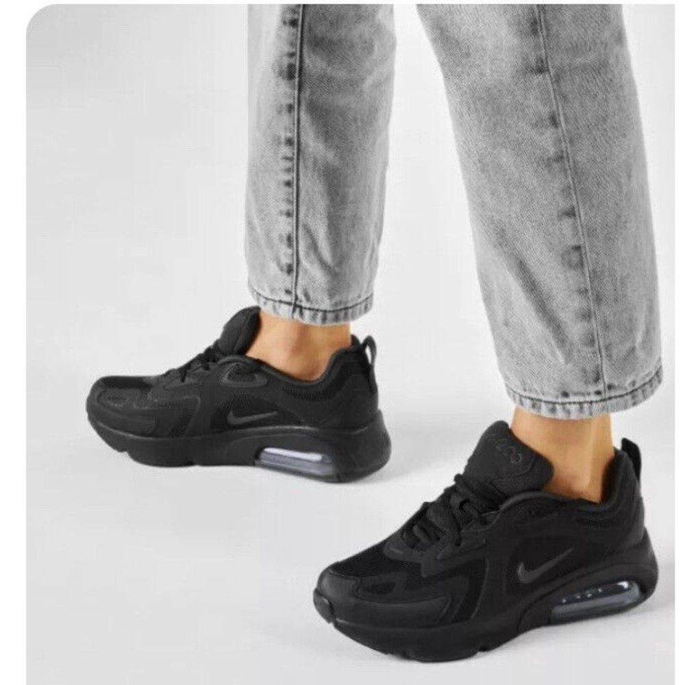 Nike Air Max 200 Black/Anthracite (GS)  Boys 7 Y Eu 40 Sneakers mens 7.5